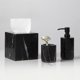 thumbnail image 5 of Juego de baño de lujo de mármol Silver Dragon: elegancia en blanco y negro con brillo suave, fácil limpieza, accesorios de baño, accesorios de baño, 5 of 6