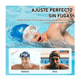 thumbnail image 2 of 2 Goggles De Natación Gafas Adultos Con Tapones Y Clip Nariz Malubero Blanco y Negro, 2 of 5