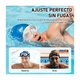 thumbnail image 2 of 2 Goggles De Natación Gafas Adultos Con Tapones Y Clip Nariz Malubero Blanco y Negro, 2 of 5
