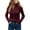 Wine, variant on Honeeladyy Women Casual Fashion Pullover Long Sleeve Round-Neck Sweater