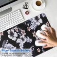 thumbnail image 4 of Long Mouse Pads for Desk,Pioneer Flower Floral Print Pattern Desk Mats on Top Of Desks, Desk Mouse Pad Extra Large with 3mm Non-Slip Base and Stitched Edge for Gaming,Office,Work,Home 35.4"x15.7", 4 of 6