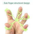 thumbnail image 4 of Silicone Finger Stretcher Flower Shape Springback Decompression Hand Grip Strengthener for Office Outdoors, 4 of 8