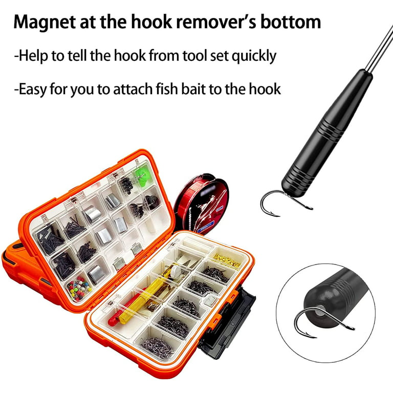 Heldig Fish Hook Removers Set, Fishing Hook Removal Tool kit, Fish