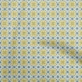 thumbnail image 1 of oneOone Cotton Flex Yellow Fabric Geometric Tile Traditional Dress Material Fabric Print Fabric By The Yard 40 Inch Wide, 1 of 4