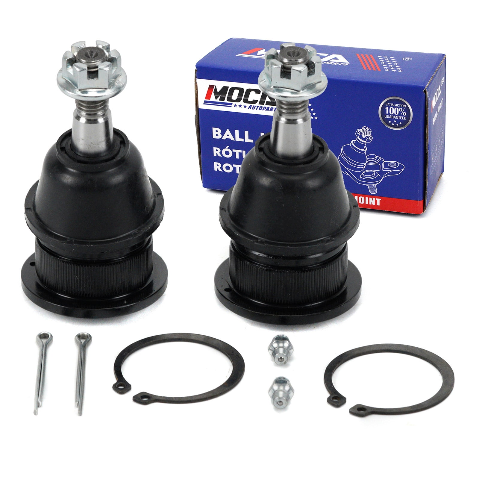 MOCA AUTOPARTS 4x Front Upper & Lower Ball Joints Fit for 2004-2006 Chevrolet Silverado 1500 & 1999-2003 GMC Sierra 1500