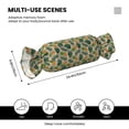 thumbnail image 3 of Wukai Pineapples Palm Leaves Print Candy Pillow Cylindrical Pillows Sofa Pillow Neck Hand Support Pillows Including Insert Lumbar Pillows, 3 of 8