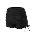 thumbnail image 4 of UJNDER Womens Swim Shorts High Waisted Swim Bottoms with Soft Liner for Comfort and Beach Coverage Swim Bottoms for Women Black_003 L, 4 of 9