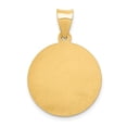 thumbnail image 4 of Auriga Fine Jewelry 14K Yellow Gold Polished and Satin St. Nicholas Medal Pendant for Women (L-21mm, W-19mm), 4 of 6