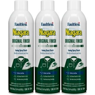 Niagara Starch Spray for Clothes – Premium Firm Finish (20oz 6 Pack)  Professional Iron Spray Starch for Clothes & Fabric – No Stick Iron Spray,  No