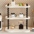 thumbnail image 6 of Shoreew Storage Rack 3 Tiers Great Load Bearing Bathroom Counter Organizer Kitchen Mug Storage Dresser Vanity Tray Cosmetics Skincare Perfume Kitchen Spice Shelf, 6 of 6
