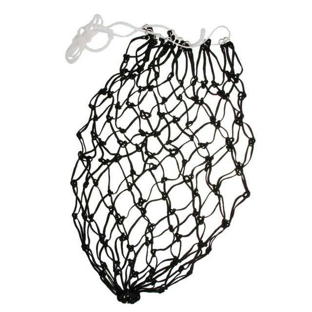 Langgg Durable 92cm/ 36" Nylon Slow Feed Hay Net for Horses 10 Mesh Hole Black