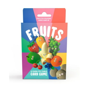 Fruits: A Farm-to-Table Card Game for 2 to 5 Players: Card Games for Adults and Card Games for Kids