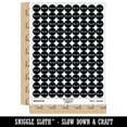 thumbnail image 2 of Namaste Script Font 200+ Round Stickers - Black - Gloss Finish - 0.50" Size, 2 of 3
