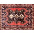 thumbnail image 1 of Ahgly Company Machine Washable Indoor Rectangle Traditional Saffron Red Area Rugs, 8' x 10', 1 of 7