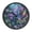 Orchid Forest Scene, variant on Voice Activated Clock with Glow Light 12 Inch Large Silent Wall Clock Battery Operated for Home Decor Orchid Forest Scene