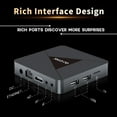 thumbnail image 5 of GK18 Android TV Box, Octa-Core Processor, 2GB RAM +16GB ROM, Android 14, Wi-Fi 6, BT5.2, 8K Ultra HD, HDR10+, IR Remote Control, 5 of 5