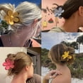 thumbnail image 5 of Niña Mujer Flor, 8 Piezas Pinzas Para El Cabello Pinzas Garra Lindas Púas Para El Cabello Mate, Accesorios De Garra Para El Cabello Antideslizantes Cabello Decorativo ER, 5 of 5