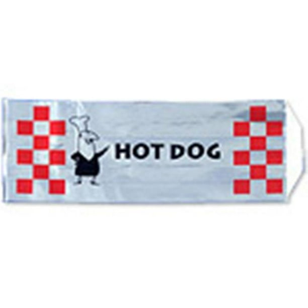 Benchmark USA 68002 Sacs à Hot-Dogs en Papier d'Aluminium