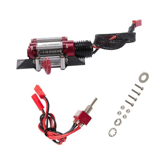 Cabrestante de coche Rc DIY para conducción estable, buen rendimiento, fácil montaje, a escala 1/10 modelo RC, accesorio de coche sobre orugas E65D