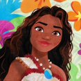 thumbnail image 3 of DISNEY STORE Official Moana Kids Bath Towel, Soft & Absorbent Beach Towels,, 3 of 4