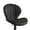 Black, variant on Hawsaiy Bar Stools Set of 2, Modern Swivel Bar Chairs with Mid Back and Adjustable Seat Height,Blcak