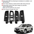 thumbnail image 3 of Armrest Window Switch Trim, ABS Door Armrest Button Cover Carbon Fiber Style 4pcs/set  For Car Replacement For   SK, 3 of 8