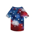 thumbnail image 5 of Small Dog Shirt Patriotic American Flag Polyester Fabric Pet Clothes for Small Dogs Fourth of July Lightweight Blue Xs Single Pack, 5 of 5