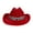 Red, variant on Playful Cow Pattern Children's Western Hat Adjustable Cozy Construction Party Essentials 7 Color Options