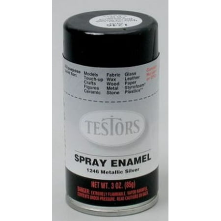 Silver Spray Testors Enamel Plastic Model Paint (Best Metallic Spray Paint For Plastic)