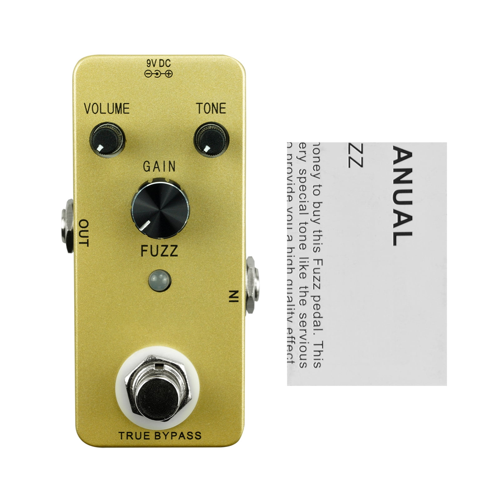 Sorven distortion fuzz pedal Pedal M- FUZZ Vintage Fuzz Guitar Effect Pedal Zinc Alloy Shell True Bypass