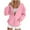 Pink, variant on gakvbuo Full Zip Hoodie Over Face for Womens Long Sleeve Zip Up Hoodie Coats Tunic Winter Hoodies Sweatshirts Coat Outwear Warm Jacket