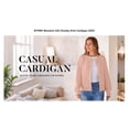 thumbnail image 6 of BTFBM Cardigan Sweaters for Women Fall Long Sleeve Button Down Soft Loose Chunky Knit Outwear Cropped Winter Coats, 6 of 10