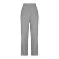 thumbnail image 6 of Womens Lightweight Stretch Pants with Pockets Ankle Dressy Golf Work Business Casual Slack, 6 of 7