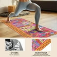 thumbnail image 4 of Pioneer Flower Floral Print Pattern Hot Yoga Mat Towel Non Slip for Hot Yoga - Quick-Drying Yoga Mat Cover with 4 Corner Pockets with Travel Bag - Hot Yoga Towel Non Slip 70"x26", 4 of 6