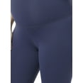 thumbnail image 6 of Reebok Womens Lux 2.0 Yoga Pants, Blue, Maternity, X-Small, 6 of 7