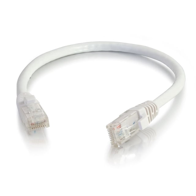 Cable de red C2G Cat5e 15 m blanco anti‑enganche UTP