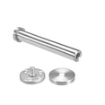 thumbnail image 4 of 4Pcs, gancho de pared de 3.82" para toallas, gancho para batas, colgador de toallas individual de acero inoxidable, 4 of 4