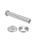 thumbnail image 4 of 4Pcs, gancho de pared de 3.82" para toallas, gancho para batas, colgador de toallas individual de acero inoxidable, 4 of 4
