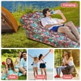thumbnail image 5 of TOPCHANCES Inflatable Lounger, Portable Ergonomic Beach Air Bed Sofa Couch Waterproof Anti-Air Leaking for Indoor Outdoor Camping, No Pump Required, 5 of 10