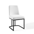 thumbnail image 2 of Modway Amplify Sled Base Upholstered Fabric Dining Chairs - Set of 2 in Black White, 2 of 7