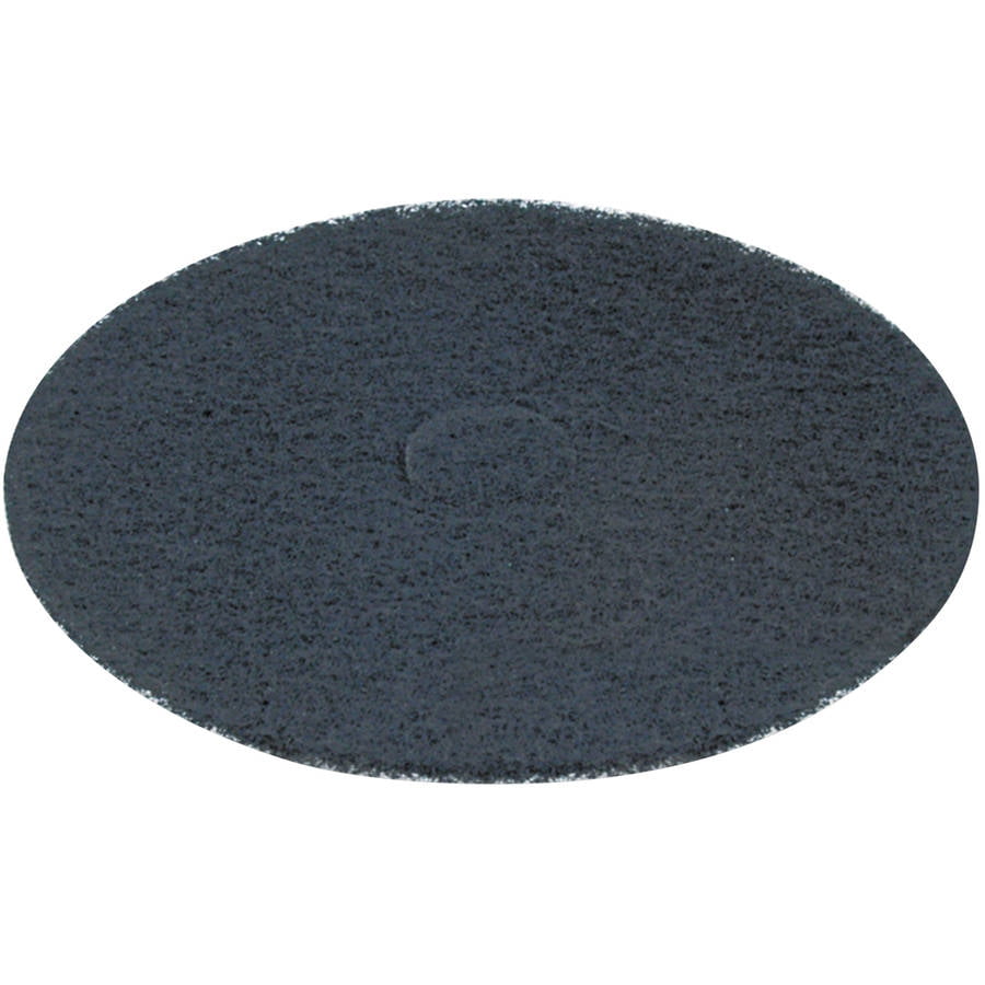 Boardwalk Stripping Floor Pads, 12' Diameter, Black, 5/Carton -BWK4012BLA
