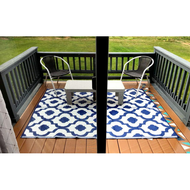 Indoor Outdoor Plastic Straw Patio Rug, Outside Rugs For Decks