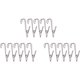 thumbnail image 1 of 15Pcs Clip Hooks Metal Clothes Pins Multi-Purpose Hanging Clips for Office Bathroom Kitchen Living Room Etc Zhivalor Espejos y Percheros, 1 of 6