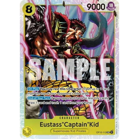 One Piece Premium Booster -The Best- Vol. 2 Super Rare EustassCaptainKid OP10-112 [Reprint]