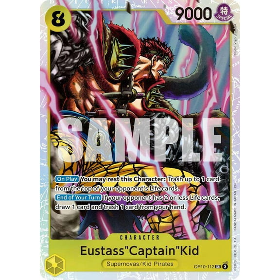 One Piece Premium Booster -The Best- Vol. 2 Super Rare EustassCaptainKid OP10-112 [Reprint]
