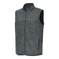 thumbnail image 2 of Men's Antigua Heather Charcoal New Mexico Lobos Fortune Full-Zip Vest, 2 of 3