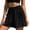 Black, variant on Bloomae Womens Elastic Waist Wide Leg Shorts Lightweight Drawstring Casual Lounge Short Pants Loose Comfy Summer Beach Vacation Shorts with Pockets