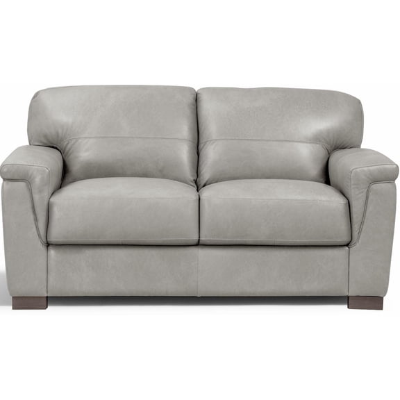 ACME Cornelia Loveseat, Pearl Gray Top Grain Leather