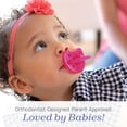 thumbnail image 2 of Chicco PhysioForma® One-Piece Silicone Pacifier, 16-24 Months, 2pk - Dark Pink, New, 2 of 10