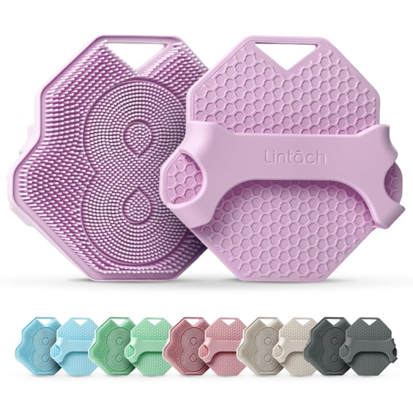 Depurador de ducha de silicona LINTACH exfoliante morado para cuerpo